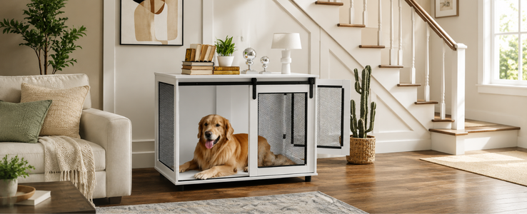 Furniture-Style Dog Crates