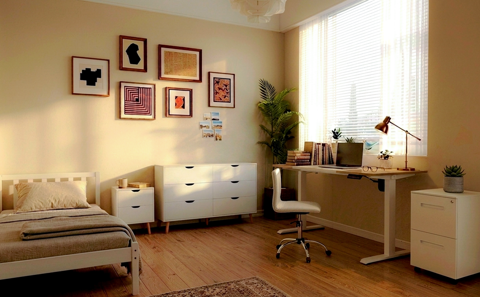 Youth Bedroom with Desk