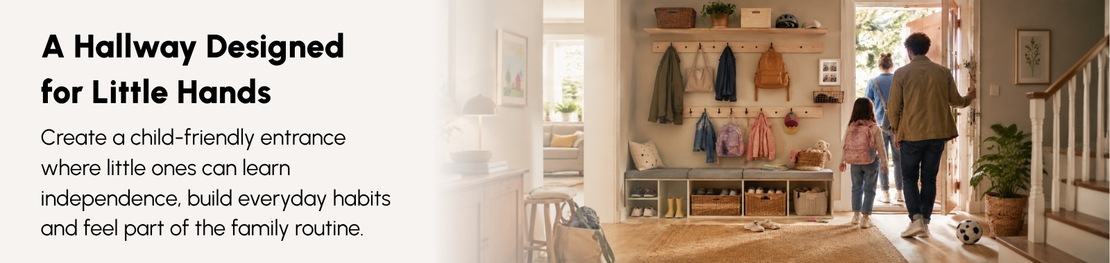 A Hallway Designed for Little Hands