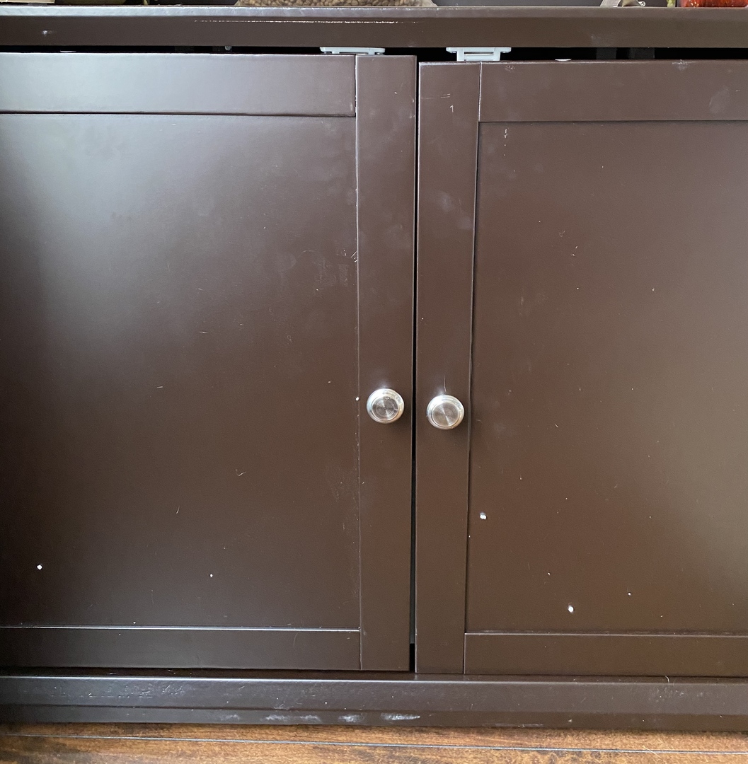 PawHut Wooden Covered Cat Litter Box End Table Hideaway With Storage Wooden Covered Cat