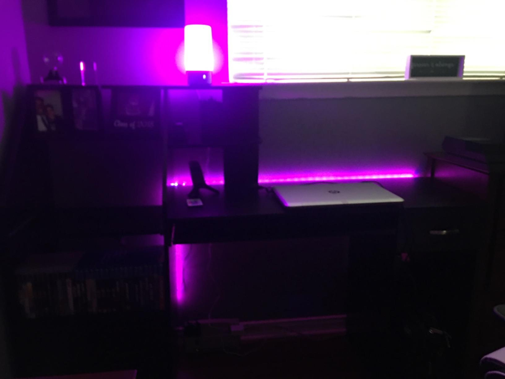 HOMCOM Computer Desk with Cabinet and Drawer, Home Office Gaming Table ...