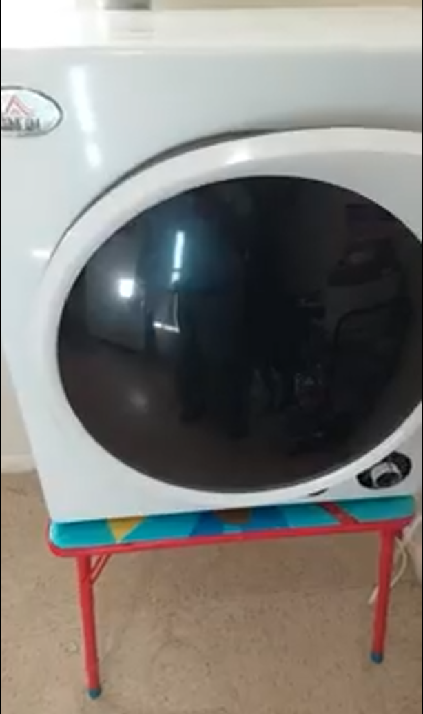 Automatic Dryer Machine, 1350W 3.22Cu. Ft. Portable Clothes
