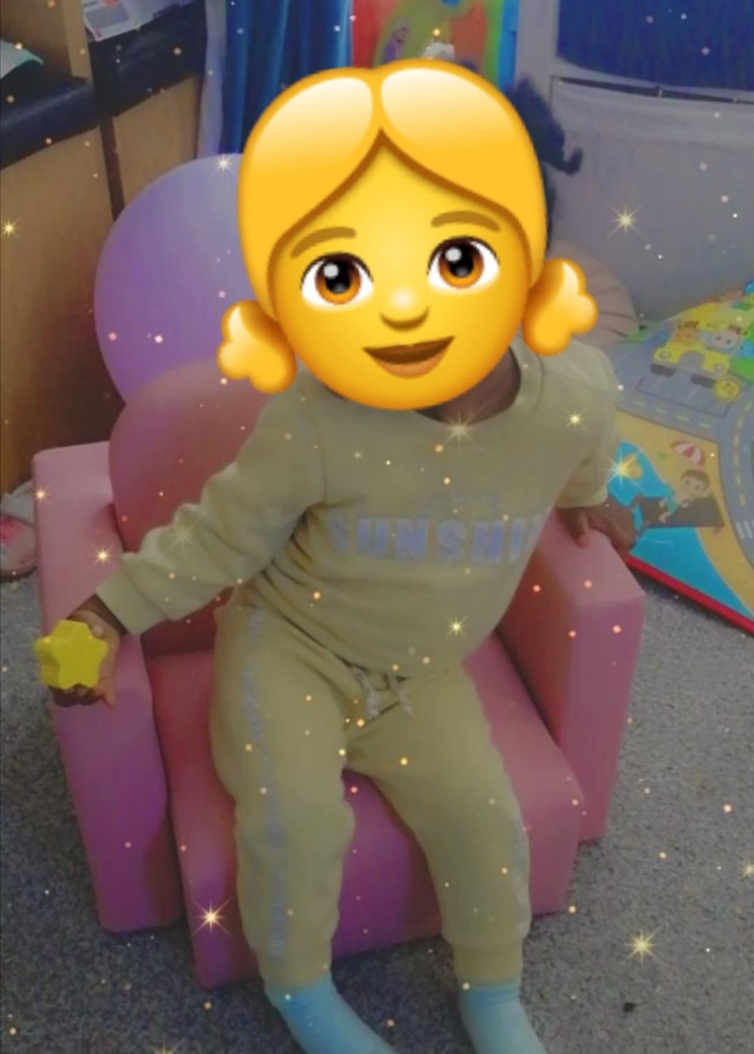 Qaba 2in1 Kids Multifunction Table & Chair Set for 3 years old Pink