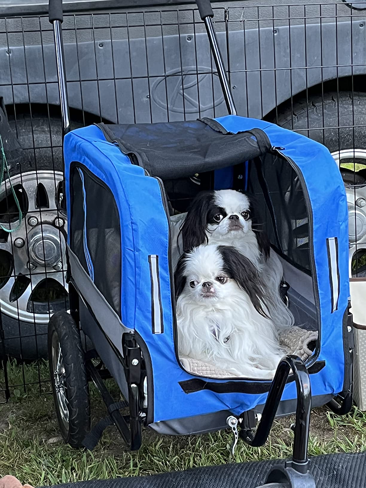 PawHut 2In1 Dog Bicycle Trailer / Stroller Pet Carrier Small Animal