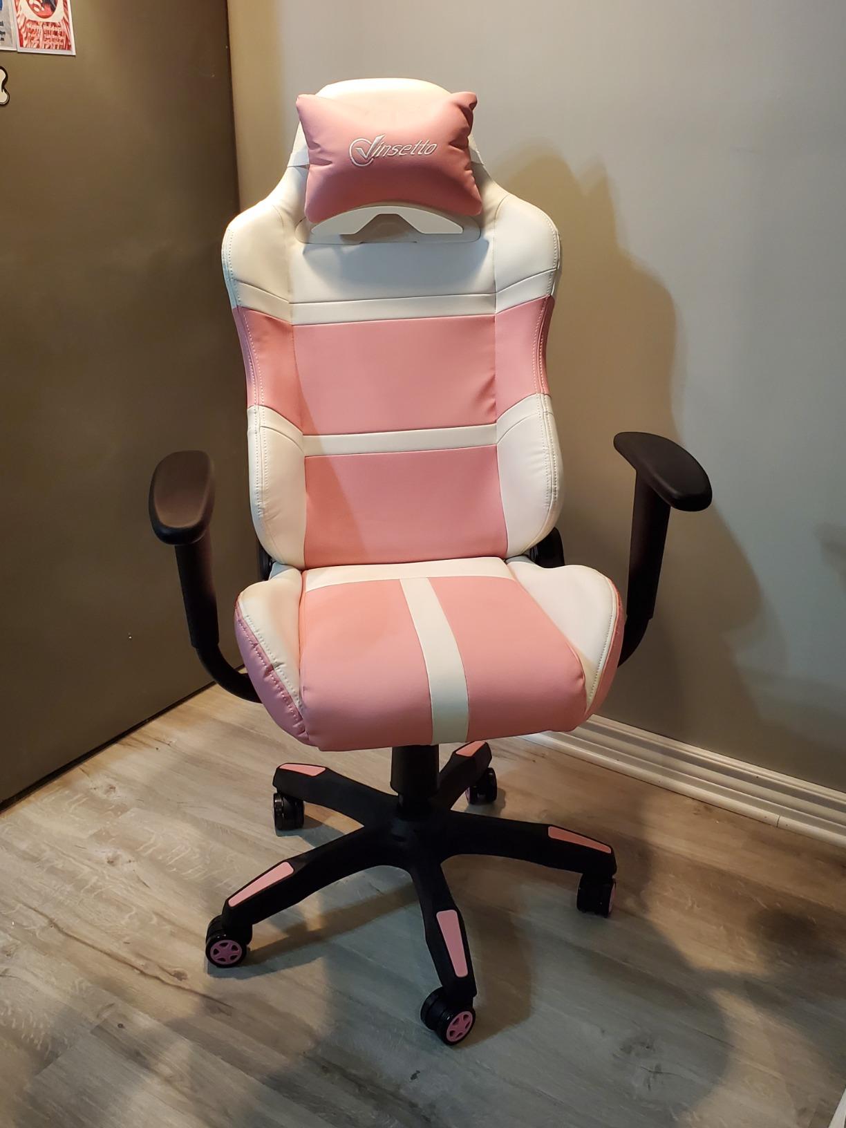 Vinsetto Office Chair Racing Gaming Chair Faux Leather Adjustable