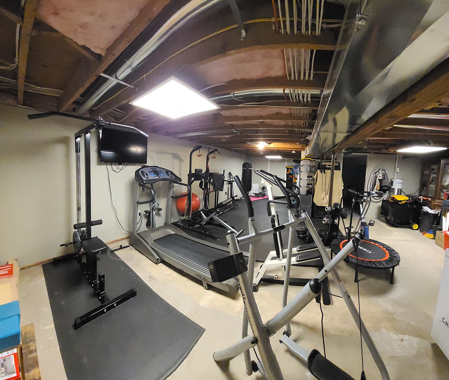 Soozier Exercise Pulldown Weight Machine with 3 Adjustable Cable