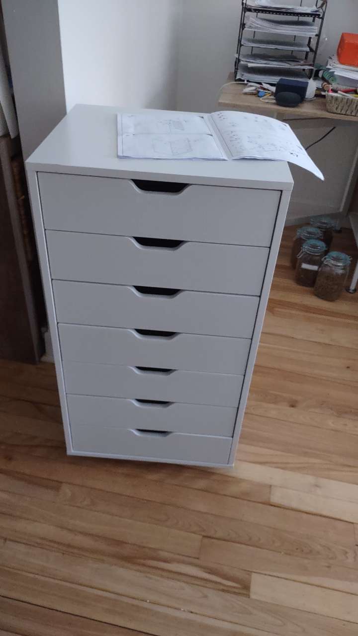 Vinsetto 7drawer Vertical File for Home Office, Storage