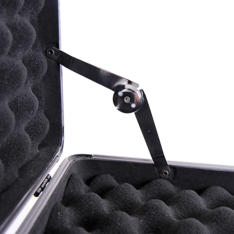 HOMCOM Double Locking Sided Protector Safe Storage Box with Code Set, Black