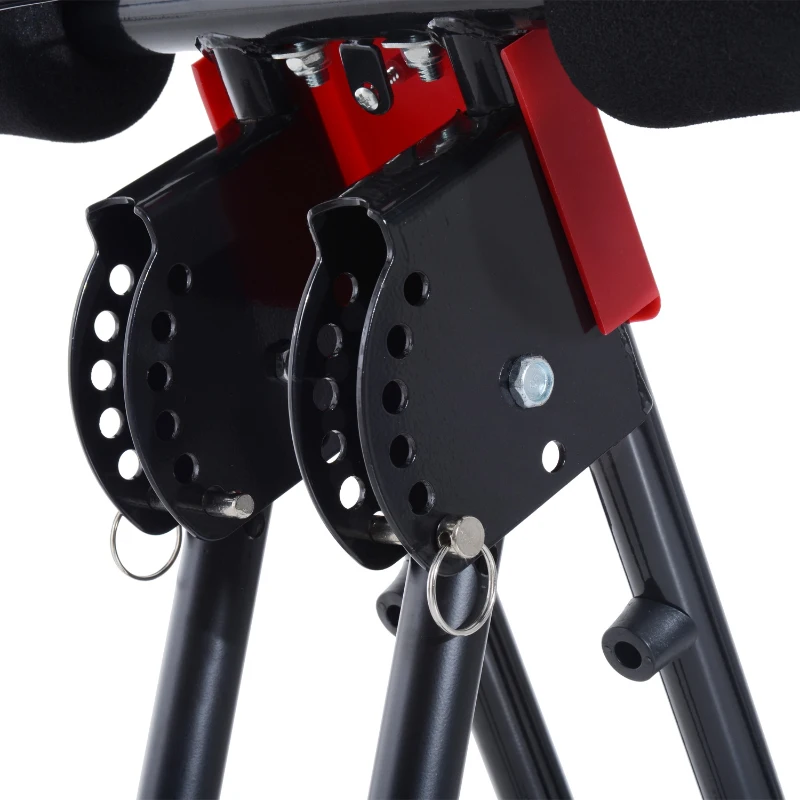 Soozier Ab Crunch Trainer Core Workout Exercise Adjustable Foldable Black