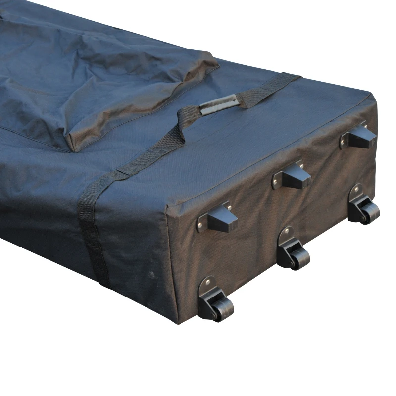 Outsunny 29'x10' Pop Up Party Tent Foldable Garden  Event Canopy Outdoor Activity Sun Shade Shelter Easy Portable with Wheeled Carrying Bag White