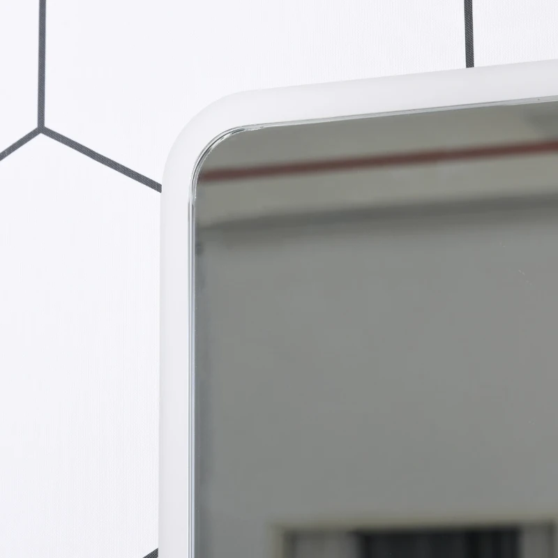 kleankin 24"x32" LED Bathroom Vanity Mirror, Mountable Horizontally/Vertically with Touch Switch and Warm White Lights