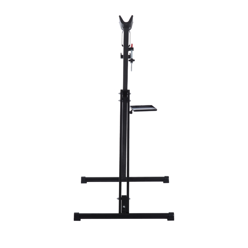 HOMCOM Folding Portable Bicycle Repair Stand Cycle Bike Maintenance Workstand Black