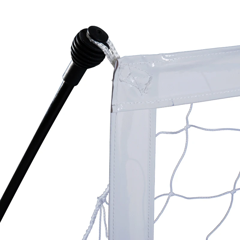 Aosom 6x4ft Portable Practice Soccernet Quick Set Up Outdoor Shot Training Aids with Carrying Bag