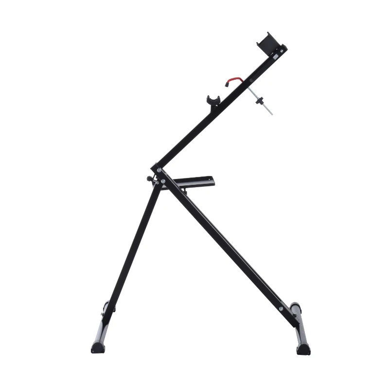 HOMCOM Folding Portable Bicycle Repair Stand Cycle Bike Maintenance Workstand Black