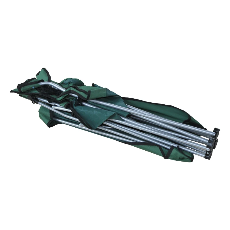 Outsunny Folding Canopy Chair Outdoor Camp Picnic Portable Armchair Sunshade