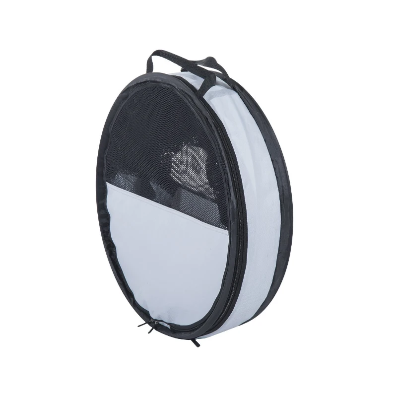 PawHut 24" x 47" Portable Pet Tube Car Travel Kennel Folding Cat Dog Safety Carrier