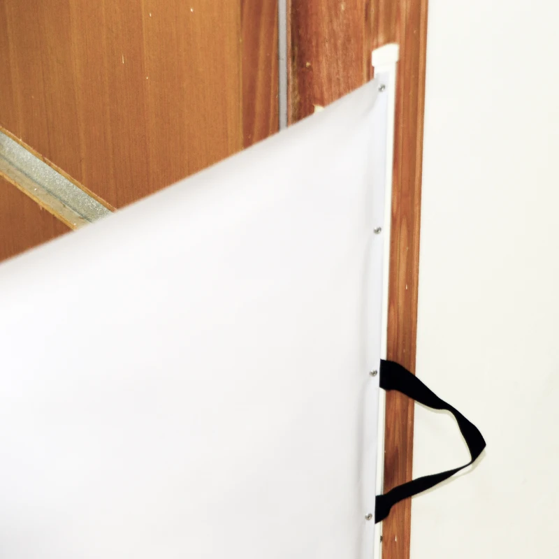 PawHut Retractable Pet Safety Gate 45.3" Dog Hide Away Door Metal Play Doorways