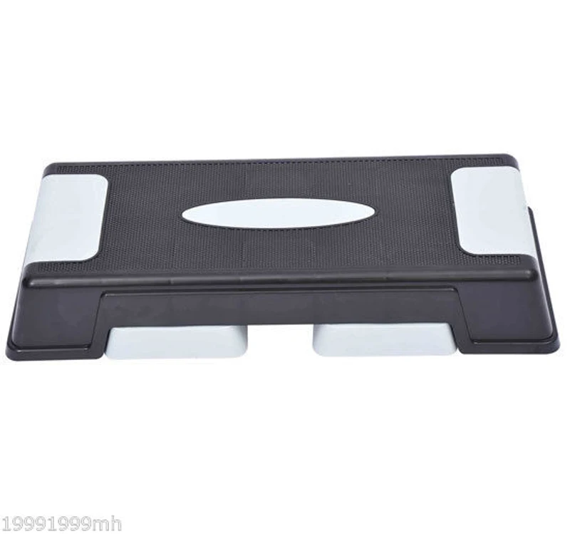 Soozier Aerobic Stepper 3-Level Riser Fitness Cardio Workout Steps 4.7" - 6.7" - 8.7"