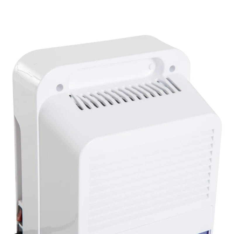 HOMCOM 43oz Capacity Electric Mini Dehumidifier Air Drying Moisture for 215 sq ft Portable Quiet Home Office Basement Bathroom Absorber