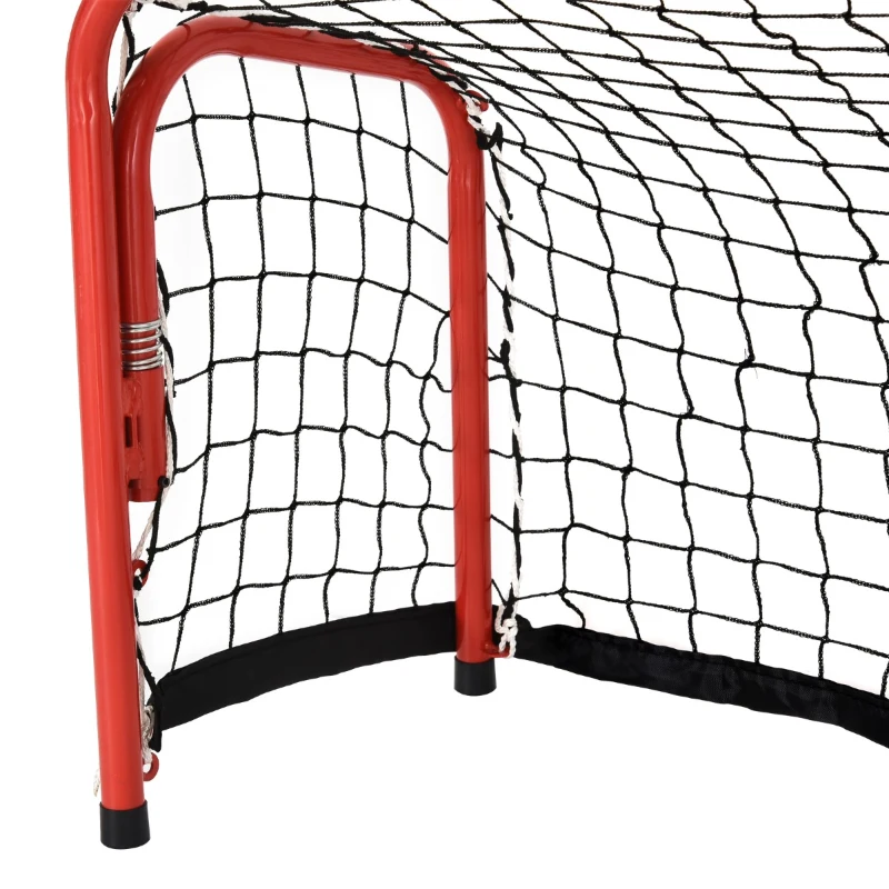 Soozier Foldable Ice Hockey Goal  Easy to Handle  Tetoron Mesh