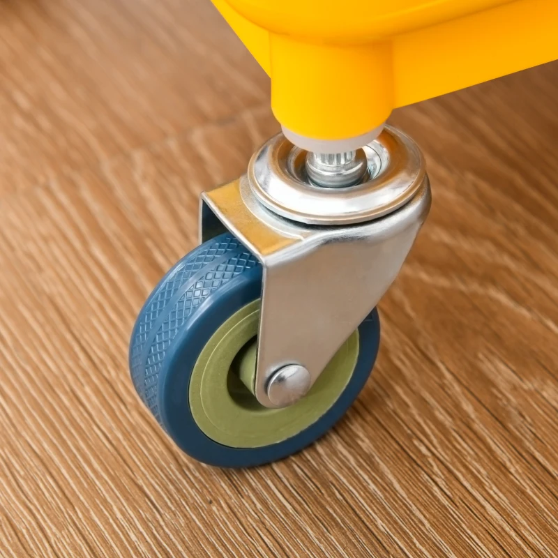 HOMCOM Cleaning Tool Set with Microfiber Mop Pads, Bucket, Squeegee, Scrubber, Scrapers, Spray Bottle for Floor, Glass Door, Window, Car Windshield, Multi-Color