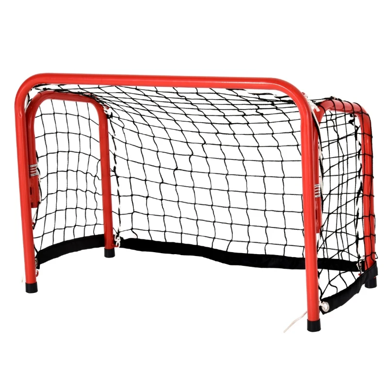 Soozier Foldable Ice Hockey Goal  Easy to Handle  Tetoron Mesh