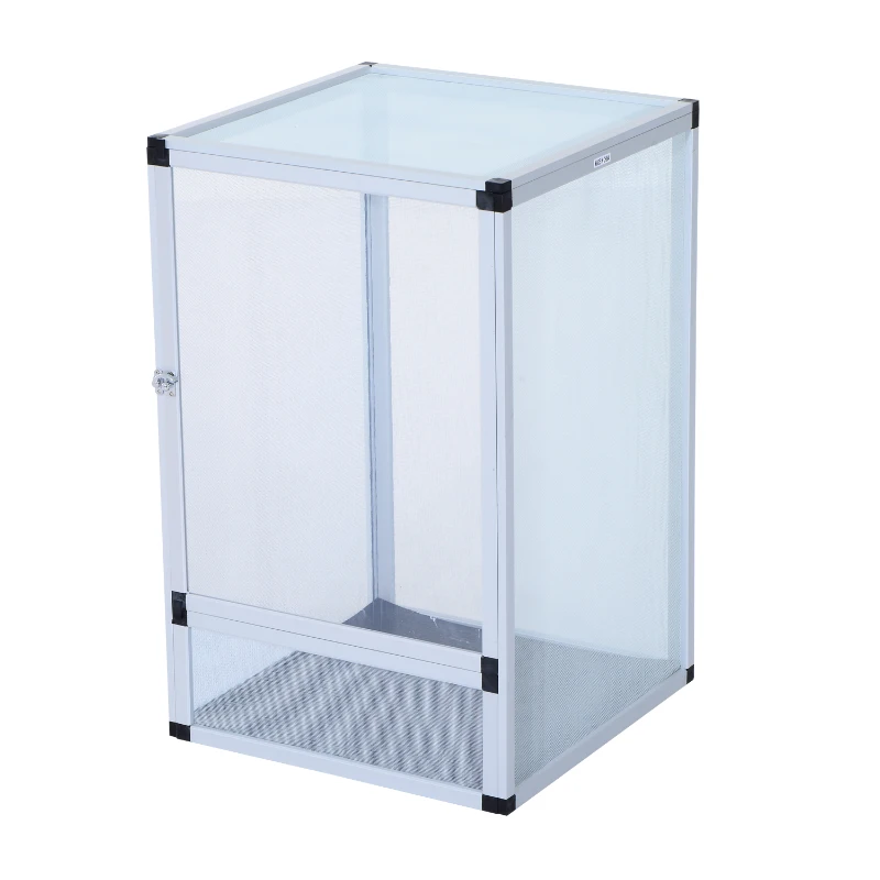 Pawhut 17"L x 17"W x 26"H Fresh Air Screen Habitat for Reptiles