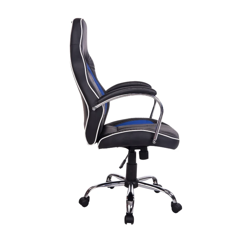 HOMCOM High Back Racing Style Ergonomic Gaming Chair - Blue / Black