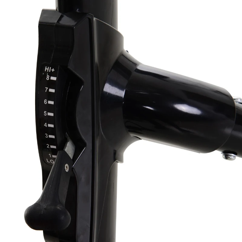 Soozier Stationary Exercise Bike with Deluxe Design Triangular Stand with Adjustable Resistance 28lbs Flywheel Phone Pad and Bottle Holder and LCD Monitor for Home Cardio Workout Fitness