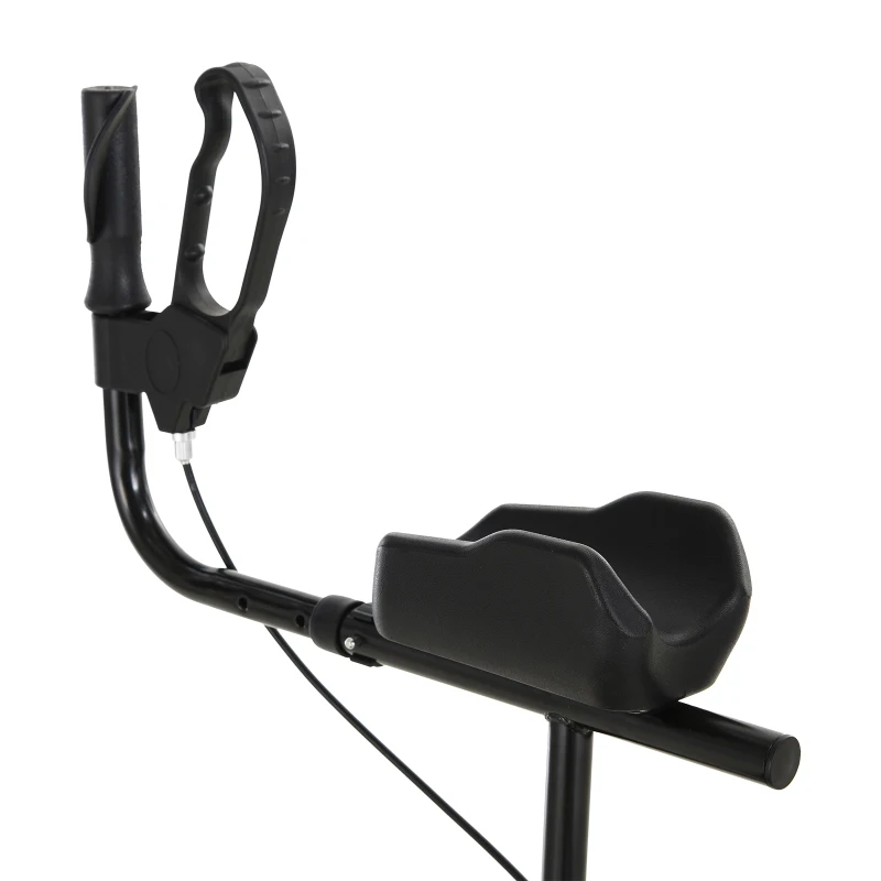 HOMCOM Adjustable Rollator Walker for Seniors with a Foldable Comfort Design, Steel Handbrakes, & Storage Space