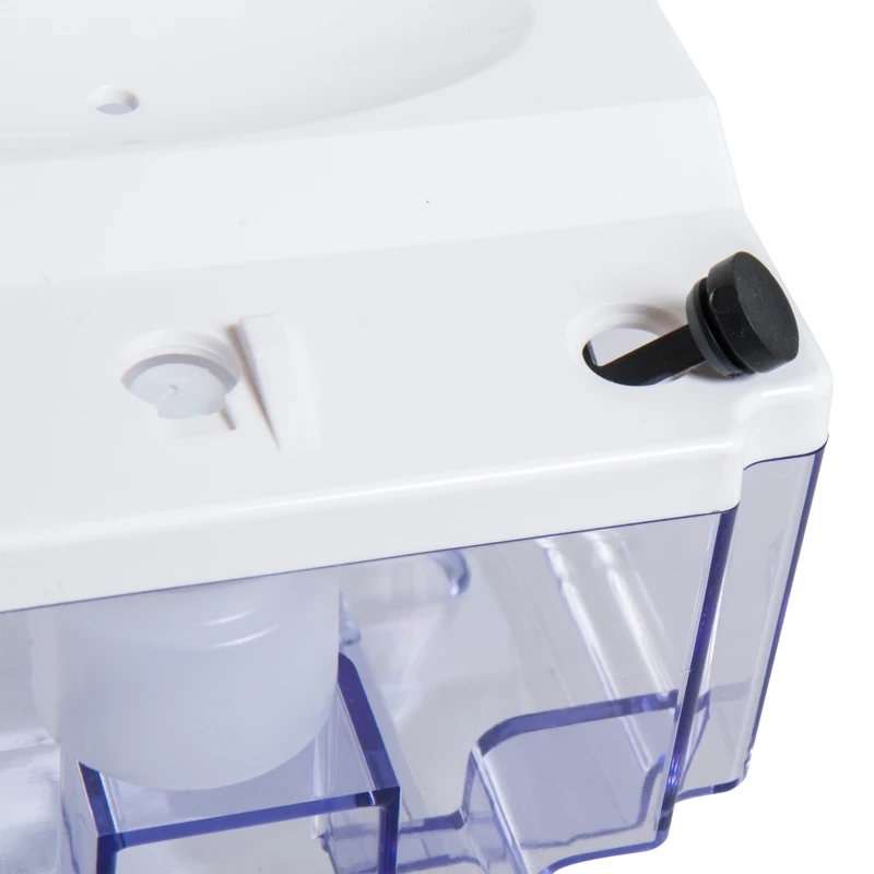 HOMCOM 43oz Capacity Electric Mini Dehumidifier Air Drying Moisture for 215 sq ft Portable Quiet Home Office Basement Bathroom Absorber