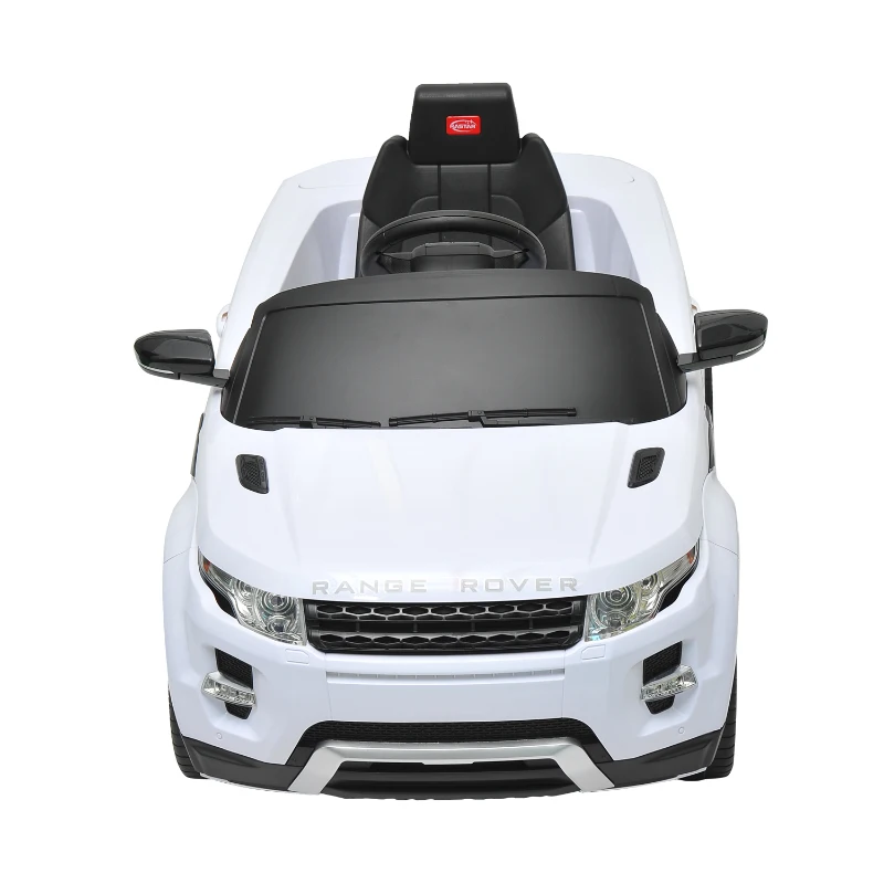 Licensed Range Rover Evoque SQ4 6V Kids Ride On Toy Car Electric Battery Powered w/ Remote (White)