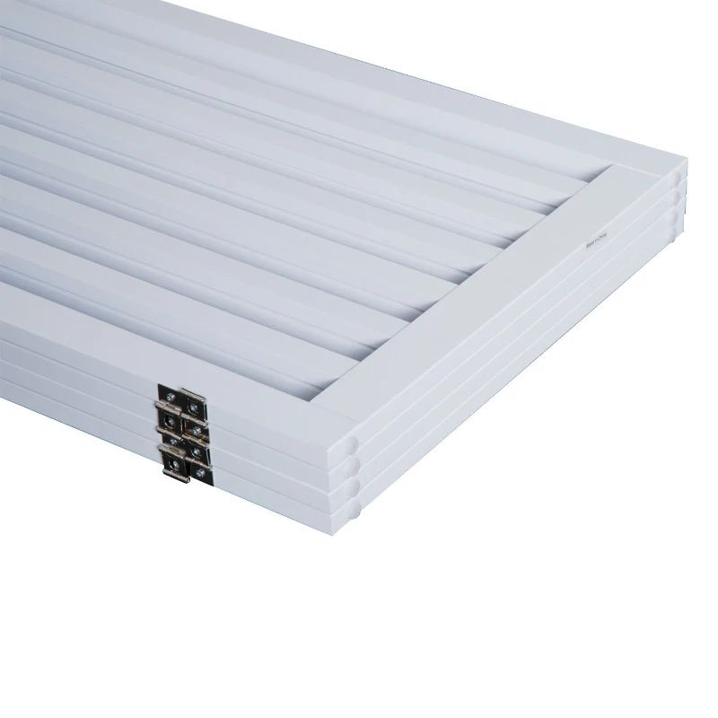 PawHut 36" 4 Panel Wooden Folding Indoor Pet Dog Gate Freestanding Safety Fence White