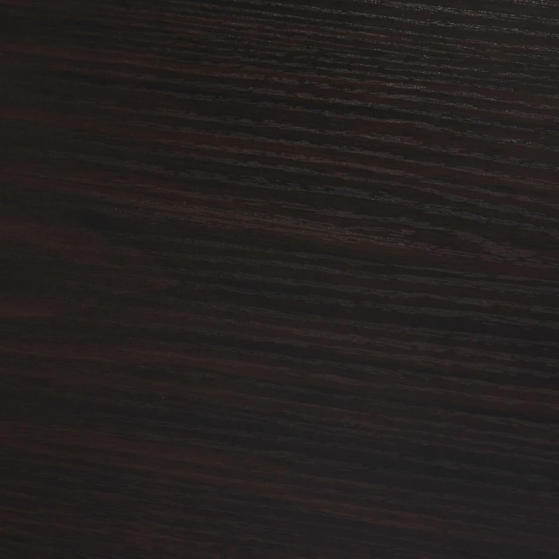 HOMCOM Computer Desk Home Office Study Writing Rectangle Workstation with Storage Shelves 3-Tier Bookshelf, Wide Display Table, Black/Oak