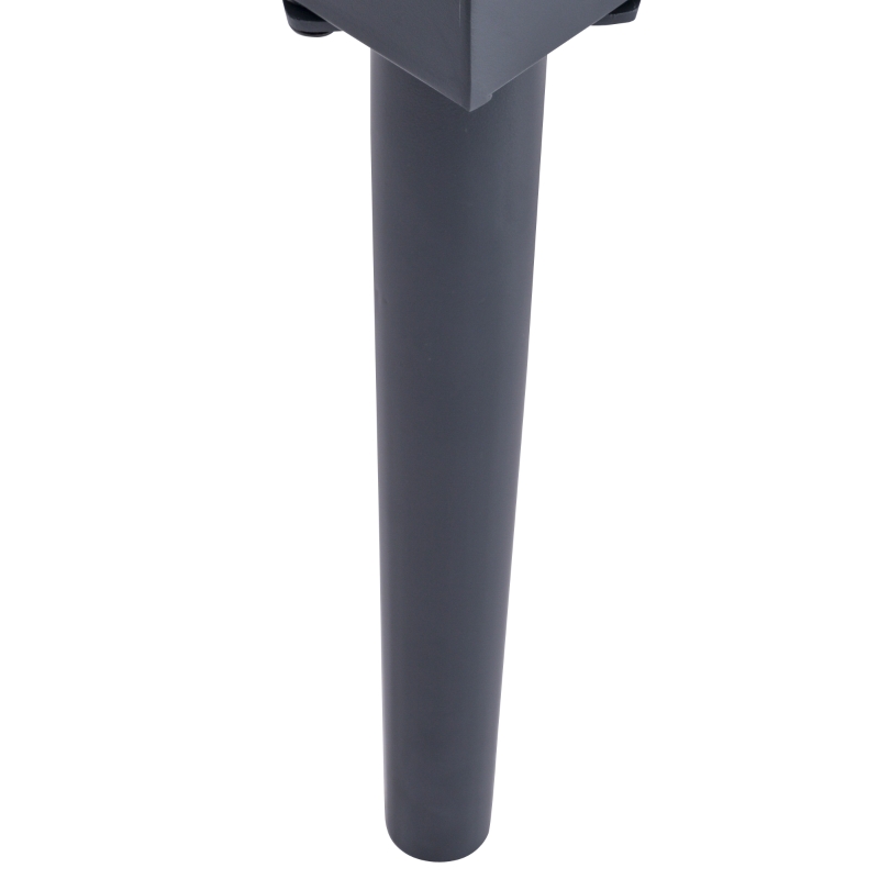 Outsunny 4 PCs PE Rattan Wicker Sofa Set Outdoor Conservatory Furniture Lawn Patio Coffee Table w/ Cushion Light Grey