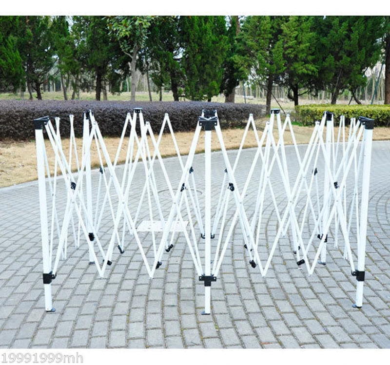 Outsunny 10’x20’ Pop Up Party Tent Outdoor Patio Instant Wedding Canopy Shelter with 4 Side Walls (Cream Grey)