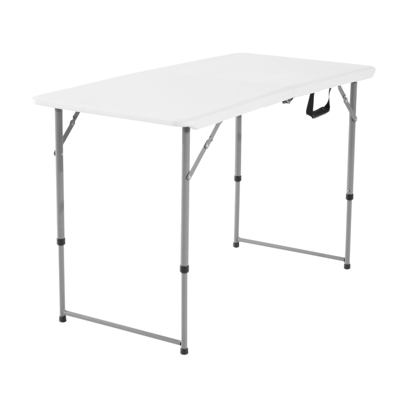 Outsunny Folding Camping 47.2" Picnic BBQ Party Table Outdoor Garden Adjustable