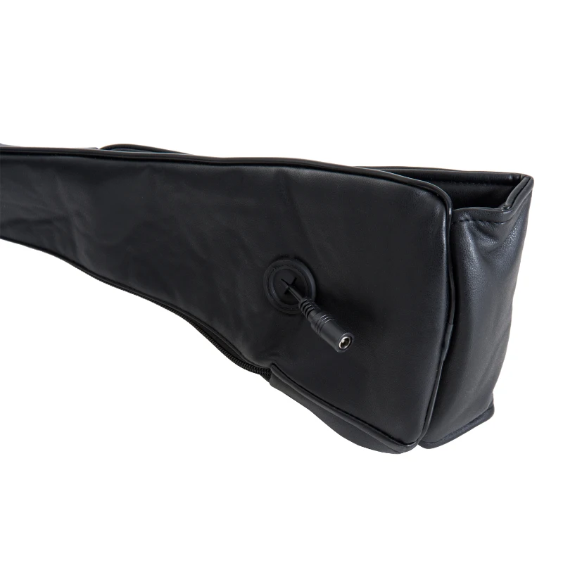 HOMCOM Neck and Shoulder Massager 8 Deep Kneading Shiatsu Massager Adjustable Intensity with Heat Black