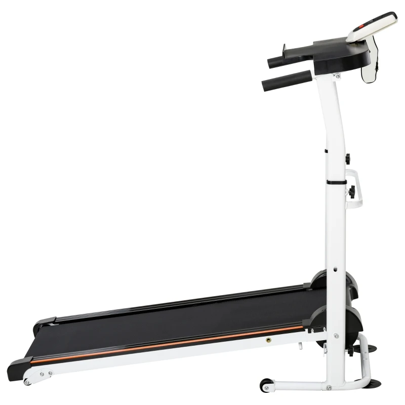 Soozier Folding Walking Mechanical Treadmill Home Running Jogging LCD Display Machine