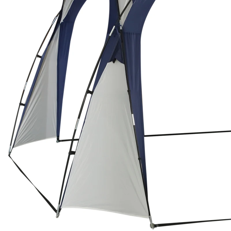 Outsunny Outdoor Event Dome Tent Portable Camping Shelter Garden Party Sun Shade UV Protection Water Resistant