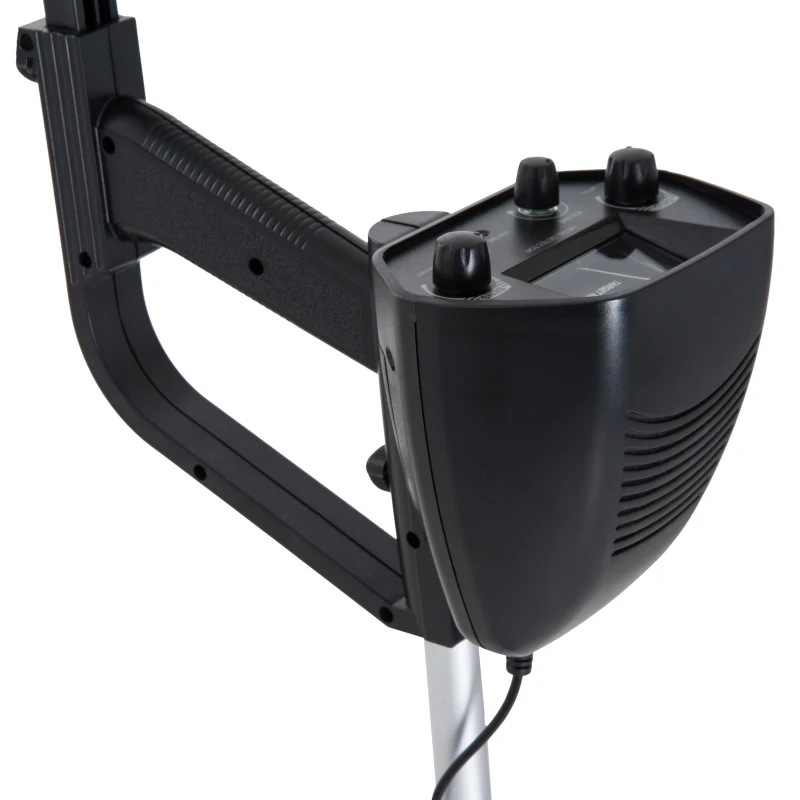 Outsunny 2 Modes Metal Digger Detector Gold Search Device Waterproof Coil Jewellery Relics Gold Treasure Hunter LCD Display w/ Adjustable Length