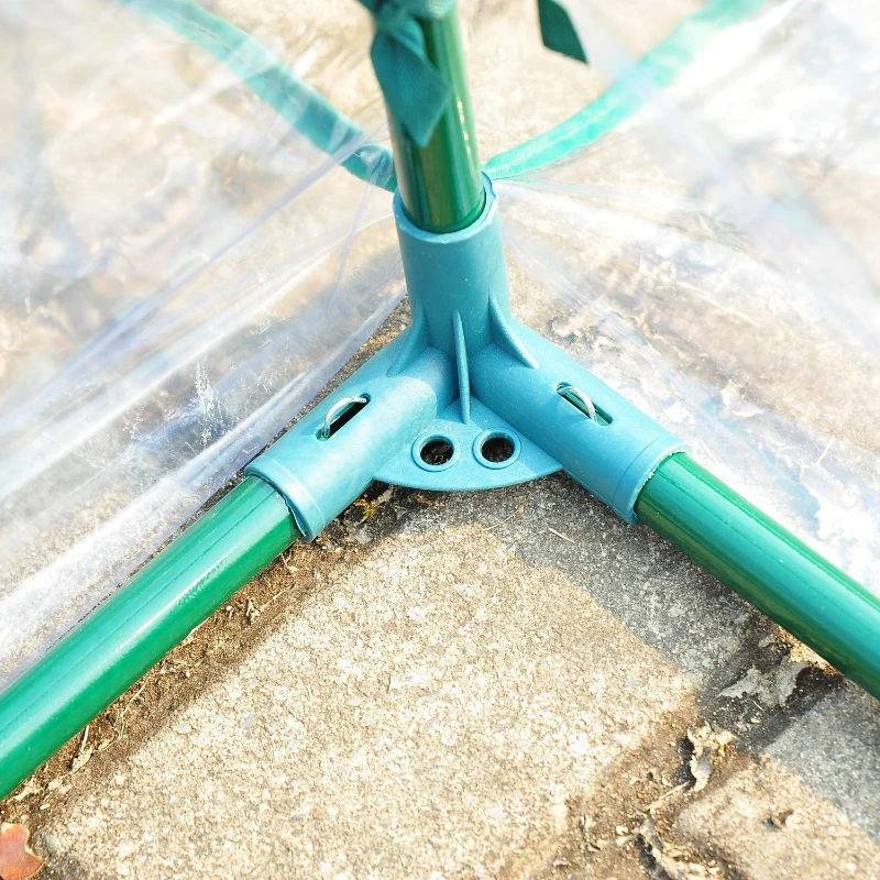 Outsunny 11.5x6.6x6.6ft Walk-in Tunnel Greenhouse Portable Garden Plant Growing House Transparent