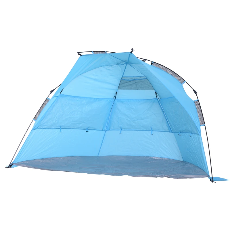 Outsunny Portable Automatic Pop Up Beach Tents Anti-UV w/ Carry Bag