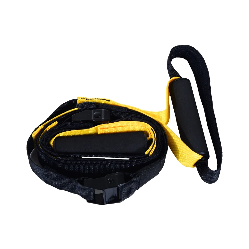 HOMCOM Suspension Body Training Strap - Yellow&Black