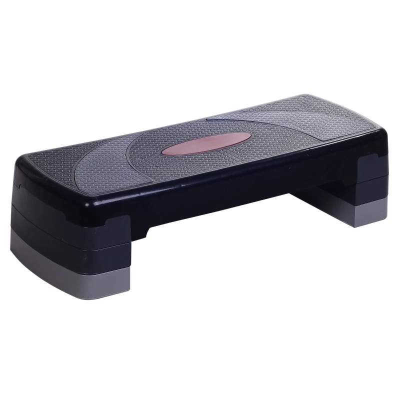 Soozier 30.5" Aerobic Step Adjustable Balance Stepper Fitness Workout 3 Position - 4" - 6" - 8"