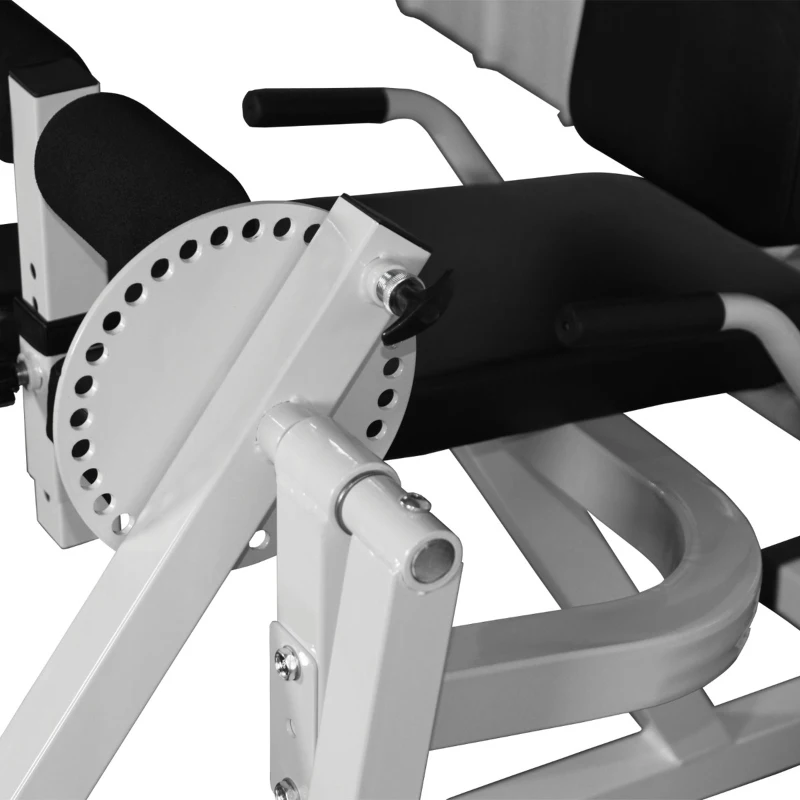 Soozier Seated Leg Extension Machine, Adjustable Leg Machine with Plate Loaded, Leg Rotary Extension, Home Gym Weight Machine