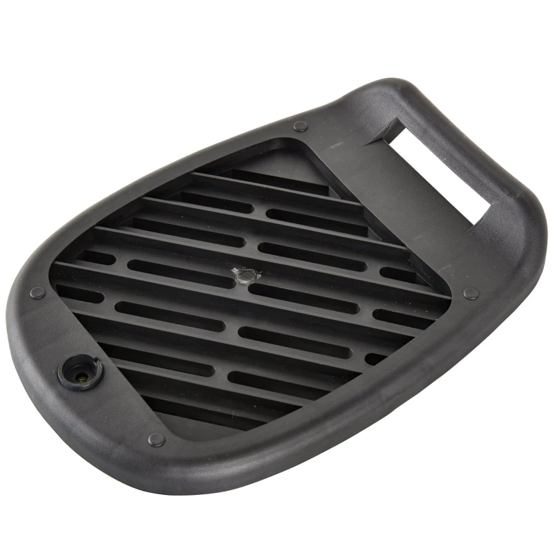 HOMCOM Motorcycle Trunk Tour Tail Box Luggage Storage Case  17L Capacity