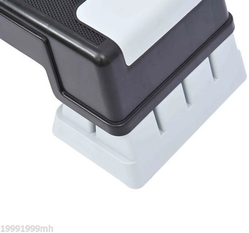Soozier Aerobic Stepper 3-Level Riser Fitness Cardio Workout Steps 4.7" - 6.7" - 8.7"