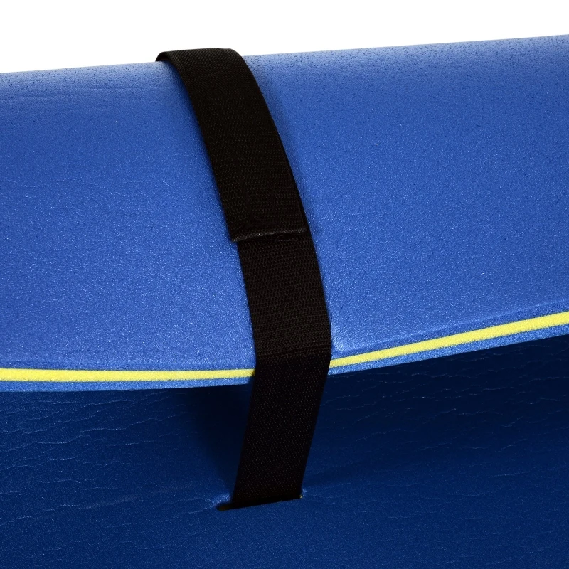 HOMCOM Roll-Up Pool Float Pad for Lakes, Oceans& Pools, Water Mat for Playing, Relaxing & Recreation - Blue