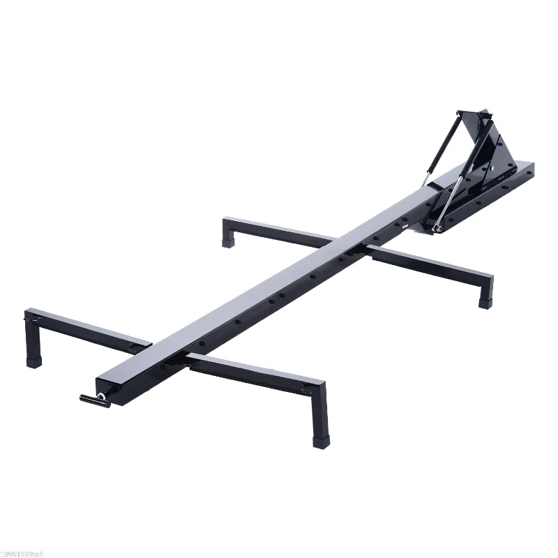 HOMCOM Roof Mounted Skateboard Ceiling Lift Rack Hoist Pulley Rope Bike Storage Systems Black